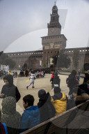 Milano - Marcia per i Diritti organizzata da Unicef e sfilata dei bambini