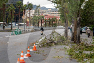 Barcelona - Strong winds in Barcelona