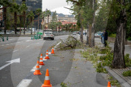 Barcelona - Strong winds in Barcelona