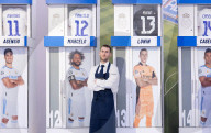 Sotheby's Football Club lockers sale preview at Sotheby's, London, UK.