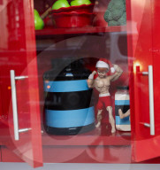 Christmas shopping in Regent Street, London, UK.