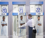 Sotheby's Football Club lockers sale preview at Sotheby's, London, UK.
