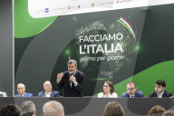 Il leader di Azione Carlo Calenda partecipa all\'Assemblea generale dell'ANCI