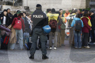 Blitz di Extinction Rebellion davanti al Viminale