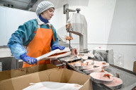 Seafood processing production complex in Zaporizhzhia, Ukraine