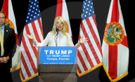 Trump campaigns in Florida