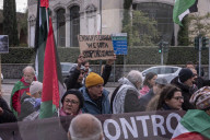 Porta Romana,  59&#xb0; Corteo pro-palestina a Milano