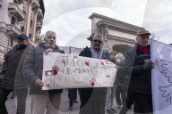 Porta Romana,  59&#xb0; Corteo pro-palestina a Milano