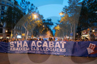 Barcelona, Massive housing protest in Barcelona