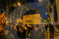 Barcelona, Massive housing protest in Barcelona