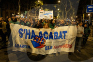 Barcelona, Massive housing protest in Barcelona