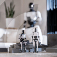 Figurine du robot Tesla