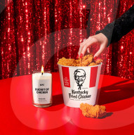 Candles offer tasty smell of KFC chicken and biscuits