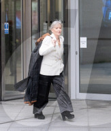 Guests depart for Sunday with Laura Kuenssberg at the BBC, Broadcasting House, London, UK.