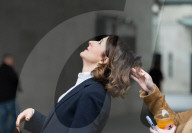 Guests depart for Sunday with Laura Kuenssberg at the BBC, Broadcasting House, London, UK.