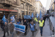 Manifestazione Forze dell'Ordine e Militari per denunciare le Continue aggressioni subite durante le manifestazioni di piazza durante il controllo del territorio e all'interno degli istituti di pena presso Torino
