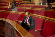Plenary session in the Parliament of Catalonia