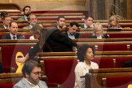 Plenary session in the Parliament of Catalonia
