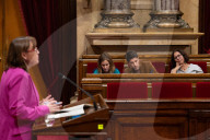Plenary session in the Parliament of Catalonia