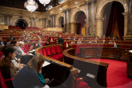 Plenary session in the Parliament of Catalonia