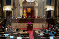 Plenary session in the Parliament of Catalonia