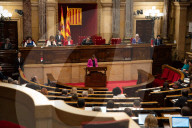 Plenary session in the Parliament of Catalonia