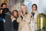 Lancement des illuminations de la rue du Faubourg Saint-Honoré à Paris le 26 novembre 2024.