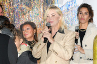 Lancement des illuminations de la rue du Faubourg Saint-Honoré à Paris le 26 novembre 2024.