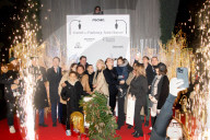 Lancement des illuminations de la rue du Faubourg Saint-Honoré à Paris le 26 novembre 2024.
