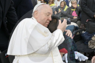 Papa Francesco durante l'udienza generale del mercoledÃ¬
