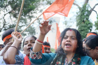 Indians protest for release of Hindu priest imprisoned in Bangladesh