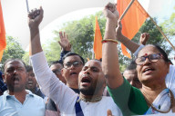 Indians protest for release of Hindu priest imprisoned in Bangladesh