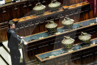 Roma,  Camera dei Deputati, Parlamento in seduta Comune per l&#x2019;elezione di un giudice della Corte Costituzionale 