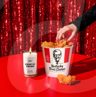 KFC sort des bougies à l'odeur de poulet grillé