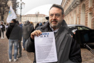 Flash mob Fsp Polizia a Torino