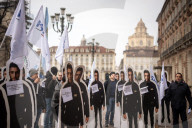 Flash mob Fsp Polizia a Torino