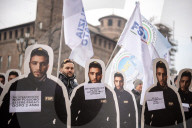 Flash mob Fsp Polizia a Torino