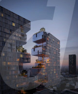 Ndarja : un immeuble au design atypique à Tirana en Albanie