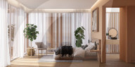 Ndarja : un immeuble au design atypique à Tirana en Albanie