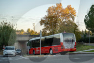 Barcelona - First day of the bus drivers' strike