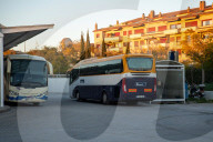 Barcelona - First day of the bus drivers' strike