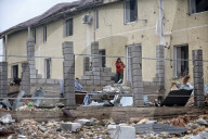 Aftermath of Russian missile attack in Odesa region 