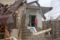 Aftermath of Russian missile attack in Odesa region 