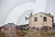 Aftermath of Russian missile attack in Odesa region 