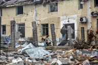 Aftermath of Russian missile attack in Odesa region 
