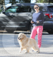 PREMIUM EXCLUSIVE ARCHIV  Jennifer Garner lost her dear golden retriever Birdie