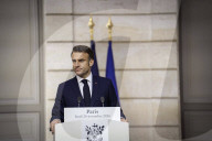 Le président de la République, Emmanuel Macron reçoit son homologue le président de la République fédérale du Nigéria, Bola Tinubu au Palais présidentiel de l'Elysée à Paris