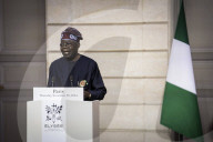Le président de la République, Emmanuel Macron reçoit son homologue le président de la République fédérale du Nigéria, Bola Tinubu au Palais présidentiel de l'Elysée à Paris