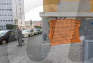 Milano, Fiori e Scritte al quariere Corvetto per Ramy Elgam