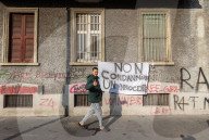 Milano, Fiori e Scritte al quariere Corvetto per Ramy Elgam